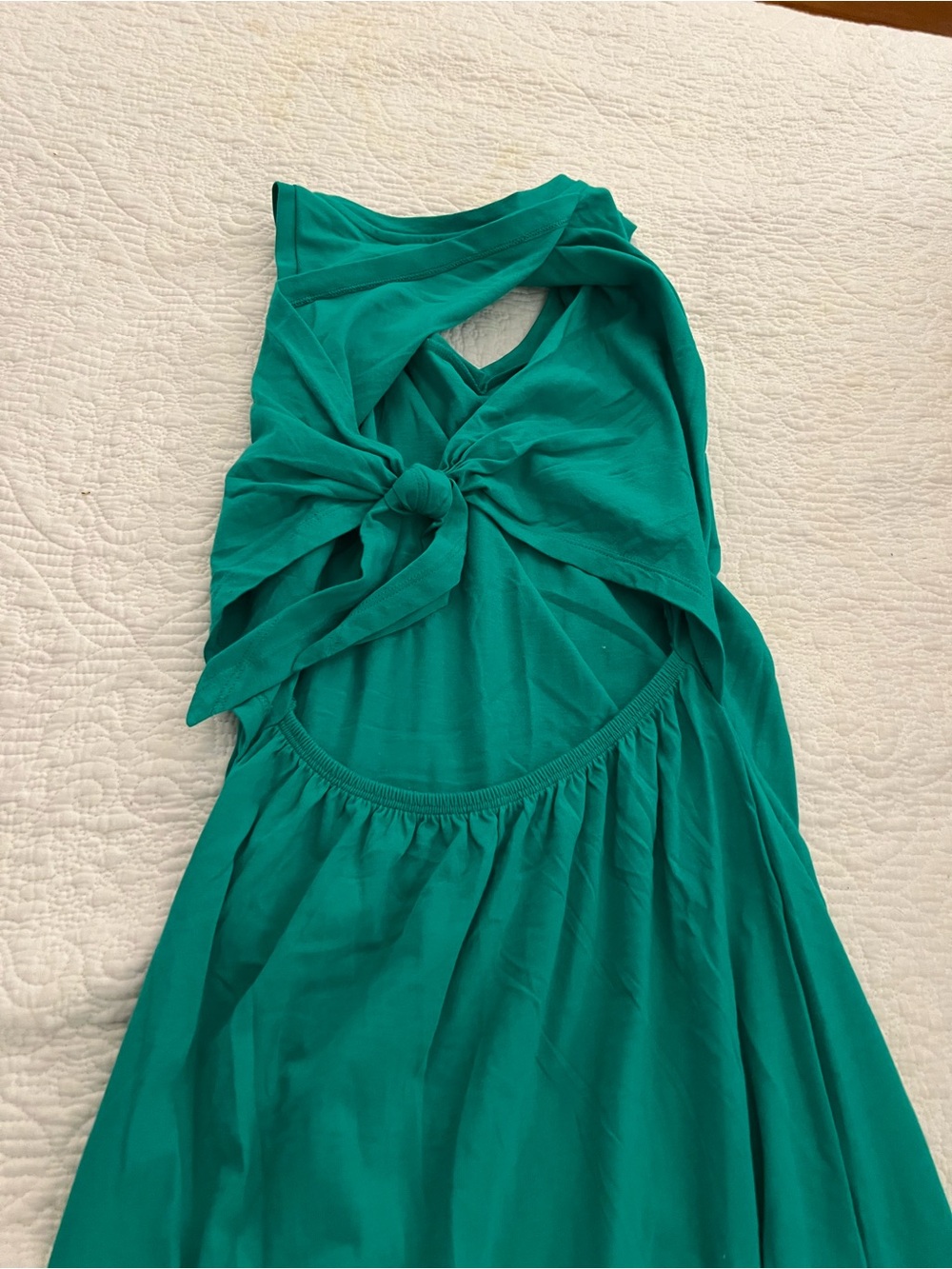 GAP Teal Green Knot-Front Sundress